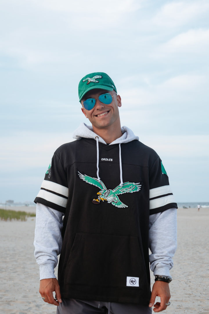 Philadelphia Eagles Kelly Green Clean Up Adjustable Hat