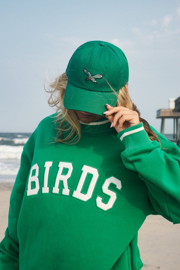Philadelphia Eagles Kelly Green Bow Back Adjustable Hat