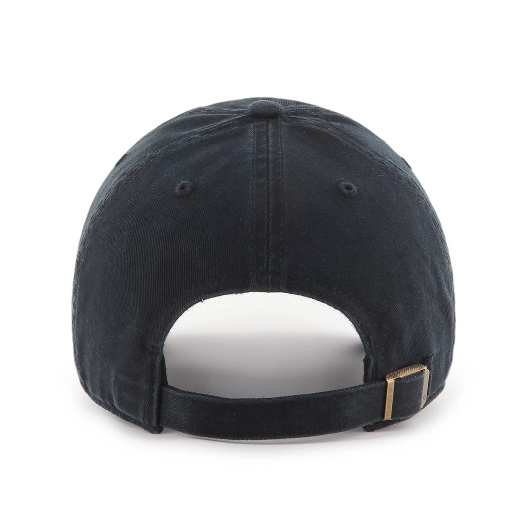 Philadelphia 76ers Black Clean Up Adjustable Hat