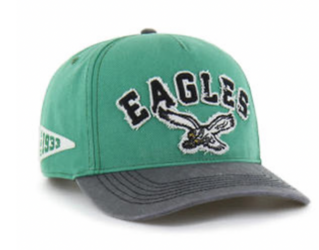 Philadelphia Eagles Historic Mixed Green Calderwood Hitch  Adjustable Hat