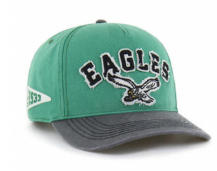 Philadelphia Eagles Historic Mixed Green Calderwood Hitch  Adjustable Hat
