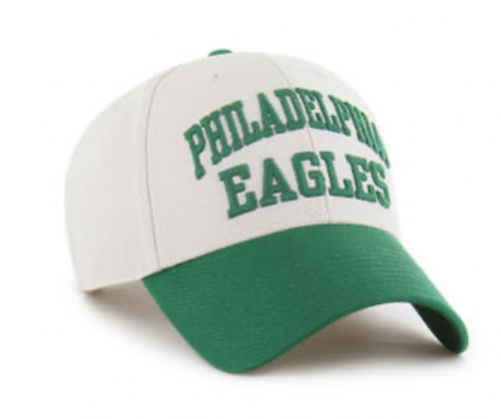 Philadelphia Eagles Historic Bone Broke Line Loop 47 MVP Hat