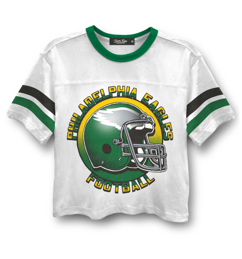 Philadelphia Eagles Striped Ringer T-Shirt