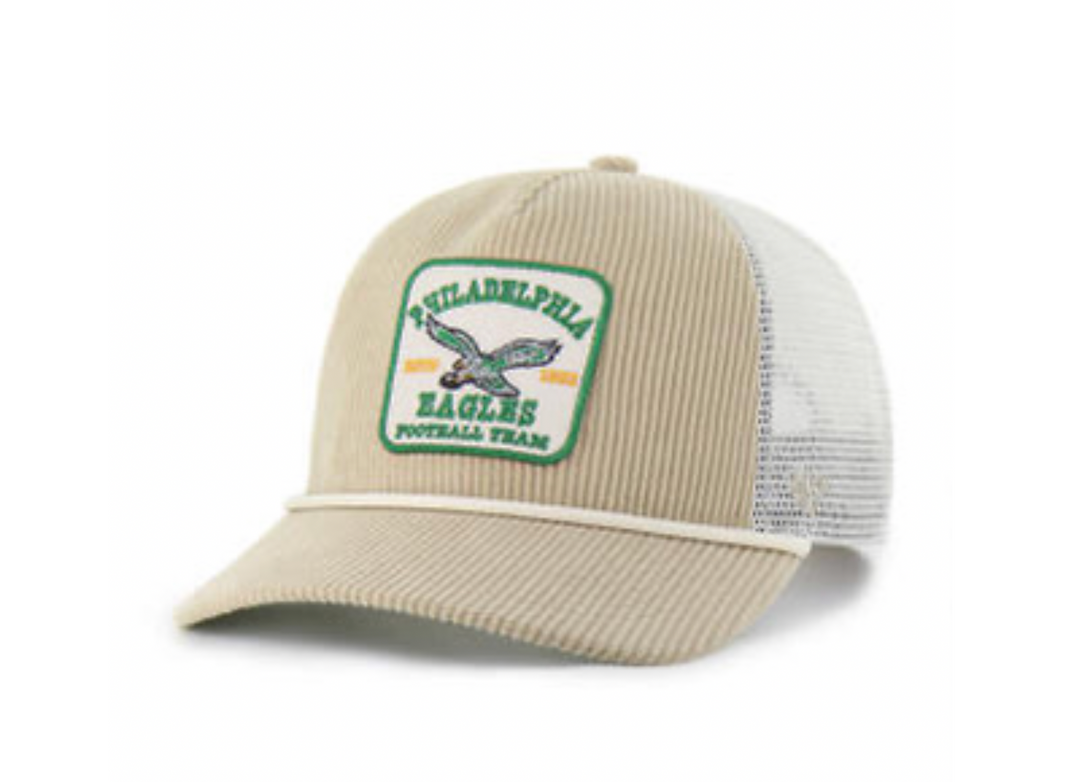 Philadelphia Eagles Historic Khaki  Cordlandia Hitch Adjustable Hat