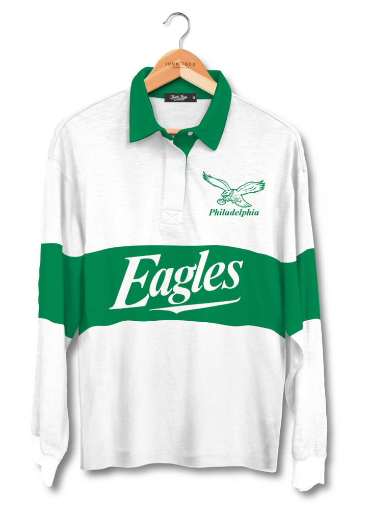 Philadelphia Eagles White Rugby Sweatshirt