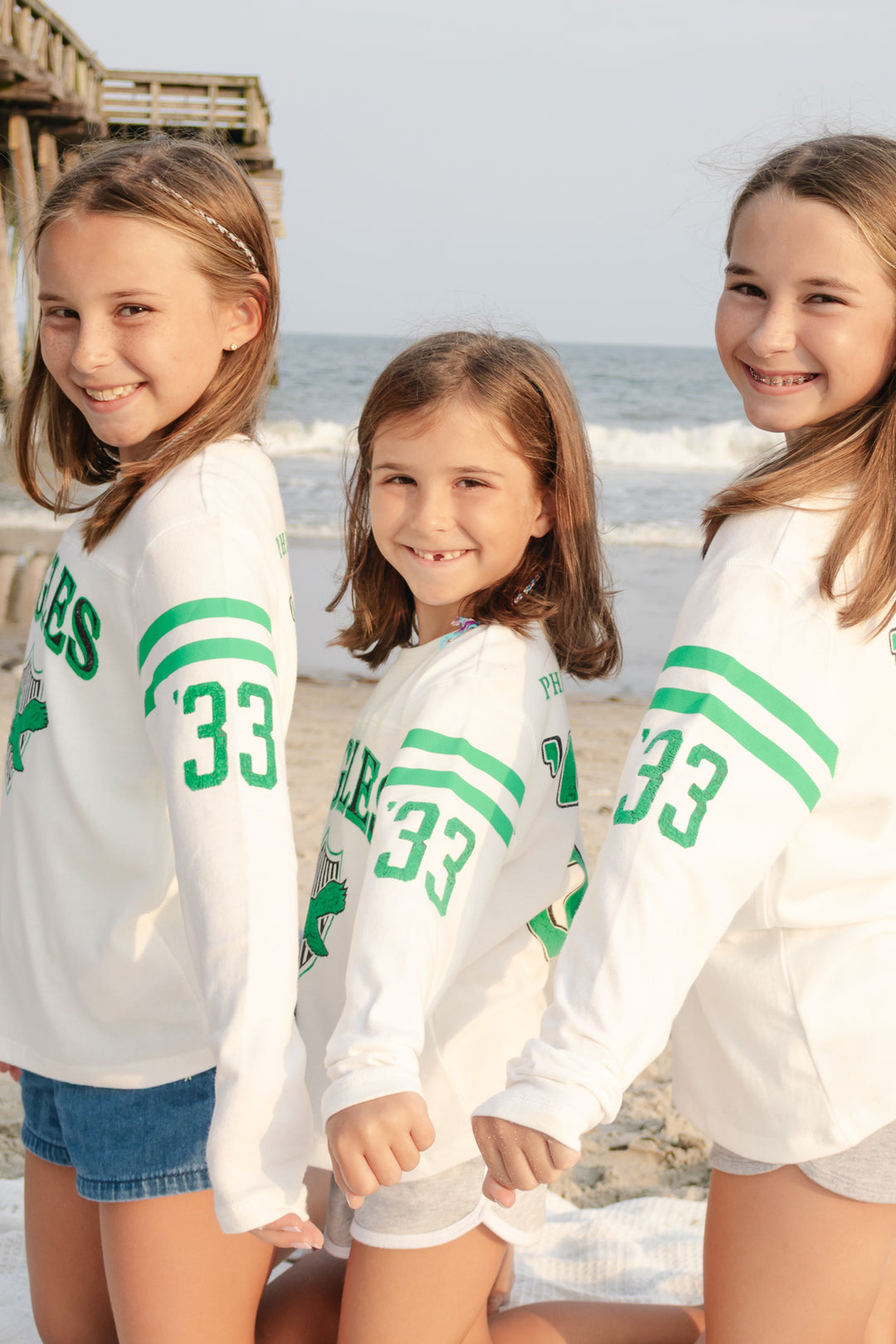 Philadelphia Eagles Striped Long Sleeve T-Shirt