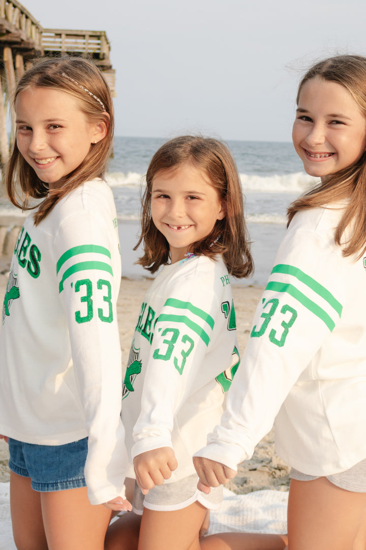 Philadelphia Eagles Striped Long Sleeve T-Shirt