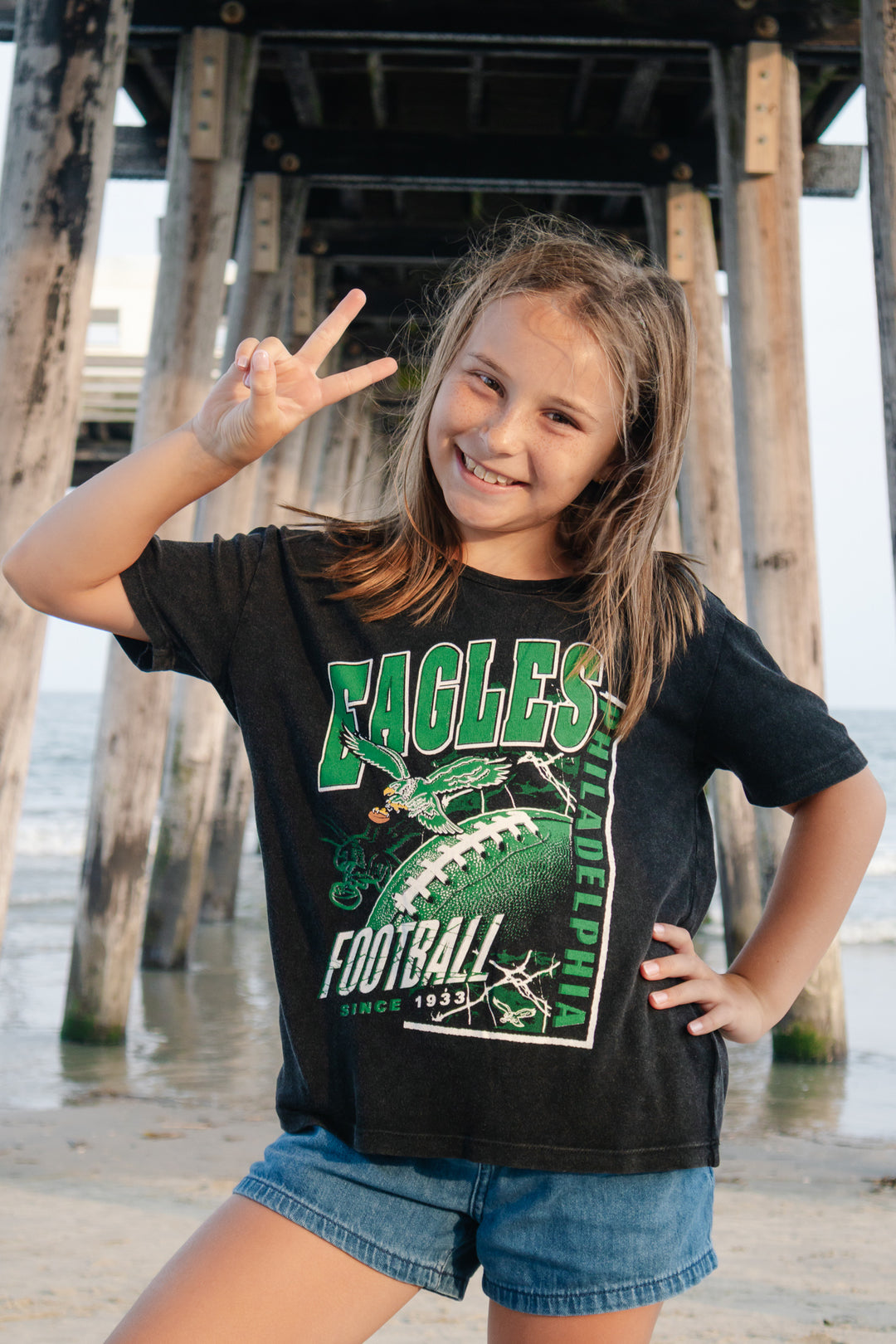Philadelphia Eagles Mineral Wash Short Sleeve T-Shirt