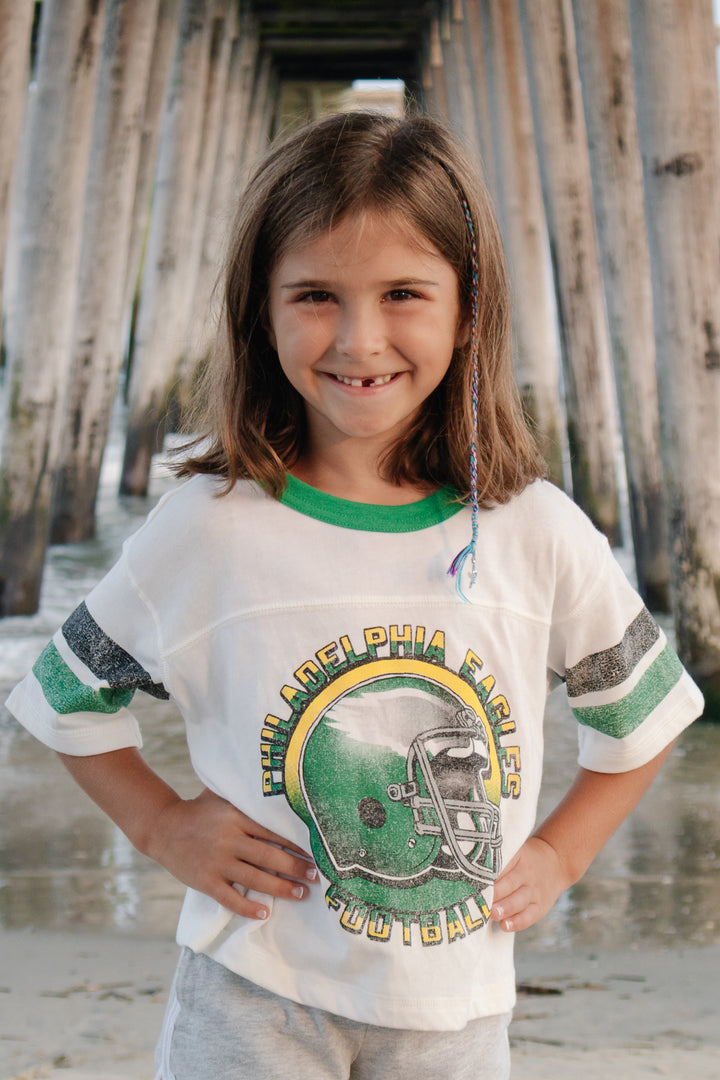 Philadelphia Eagles Striped Ringer T-Shirt