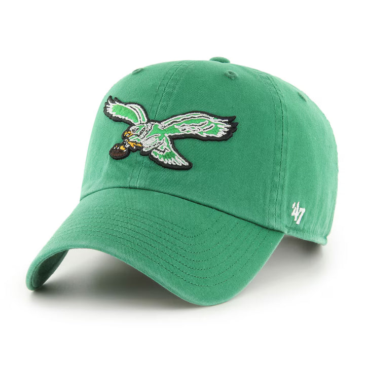 Women Philadelphia Eagles Kelly Green Clean Up Adjustable Hat