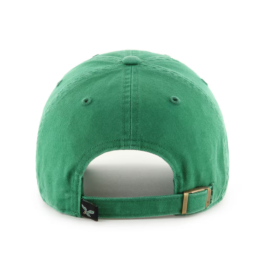 Women Philadelphia Eagles Kelly Green Clean Up Adjustable Hat