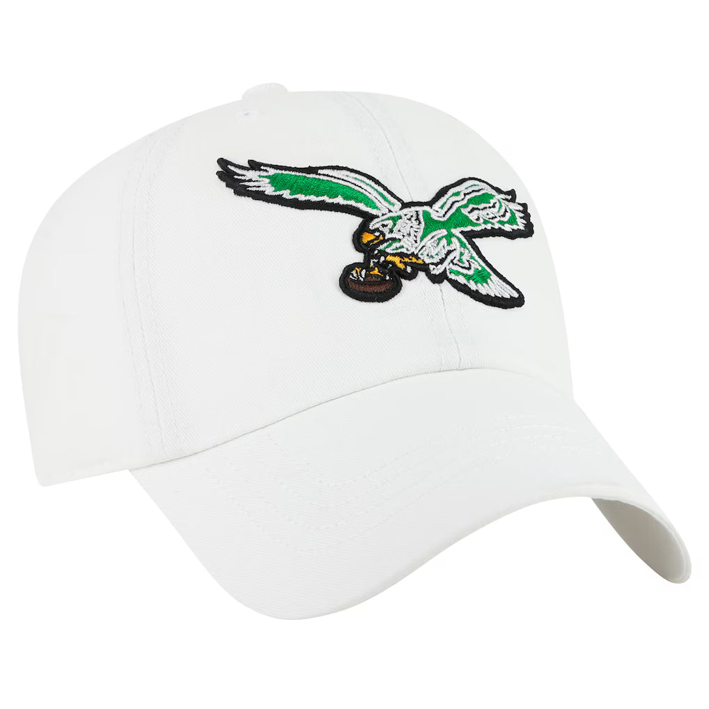 Philadelphia Eagles Miata White Clean Up Adjustable Hat