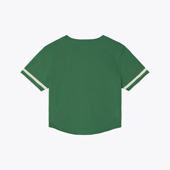 Philadelphia Eagles Kelly Green Mesh Button-Up Fashion Jersey